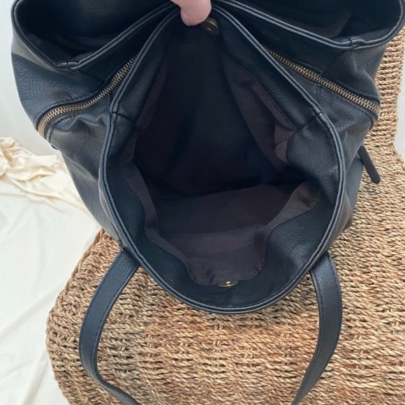 🧡 Sonoma Large Black Purse Pockets Knotted Design - Picture 5 of 6